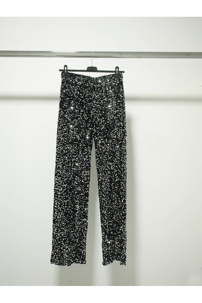 PANTALON CON lentejuelas  3 COLORES