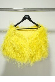 Estola plumas larga Avestruz PC-YLM5625-72 amarillo