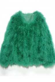 CHAQUETA PLUMAS DE AVESTRUZ PC-YLM5749-22