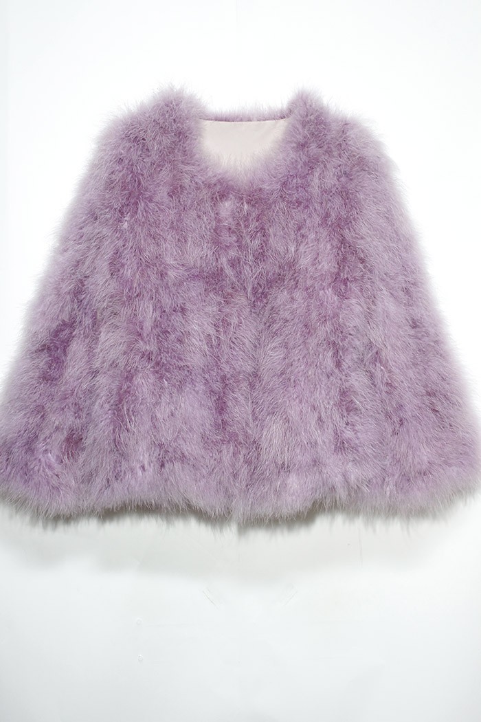 CHAQUETA PLUMAS DE AVESTRUZ PC-YLM5749-125