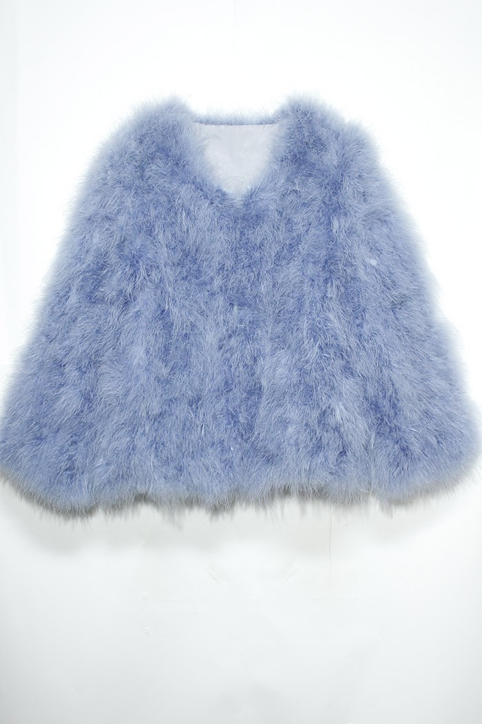 CHAQUETA PLUMAS DE AVESTRUZ PC-YLM5749-59