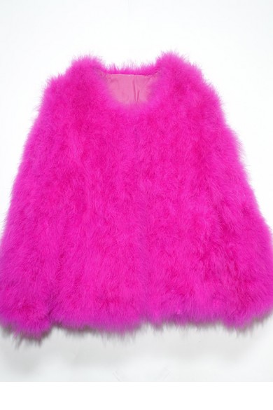 CHAQUETA PLUMAS DE AVESTRUZ PC-YLM5749-35