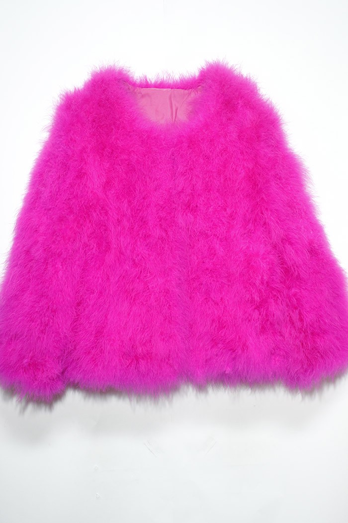 CHAQUETA PLUMAS DE AVESTRUZ PC-YLM5749-35