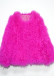 CHAQUETA PLUMAS DE AVESTRUZ PC-YLM5749-35