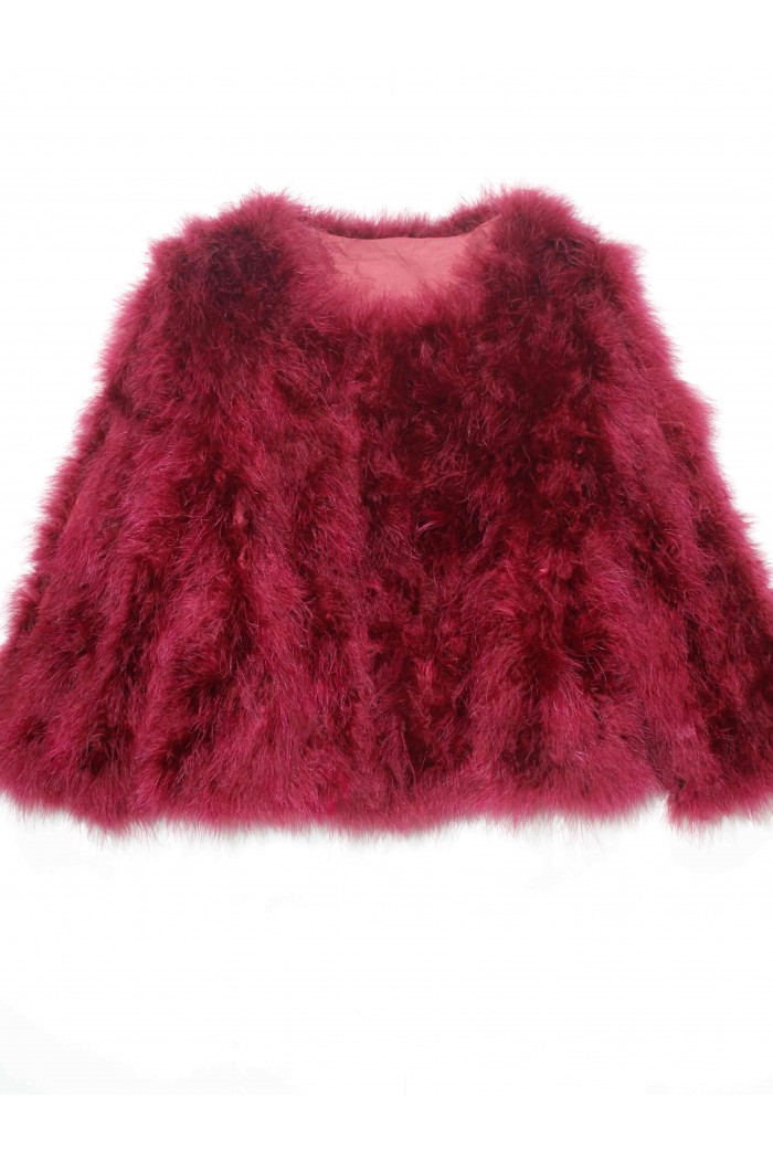 CHAQUETA PLUMAS DE AVESTRUZ PC-YLM5749-04