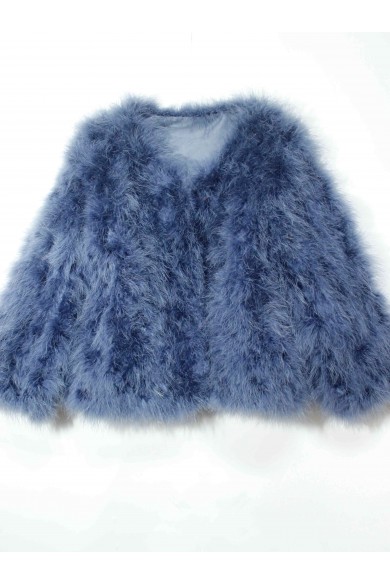 CHAQUETA PLUMAS DE AVESTRUZ PC-YLM5749-05