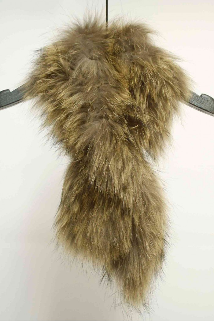 BUFANDA DE PELO TEJIDO PC-LZY5824-PELO DE MARMOTA-10010