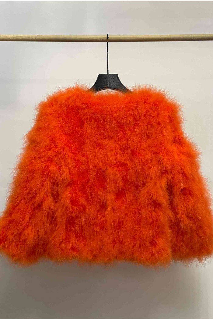 CHAQUETA PLUMAS DE AVESTRUZ PC-YLM5749-36