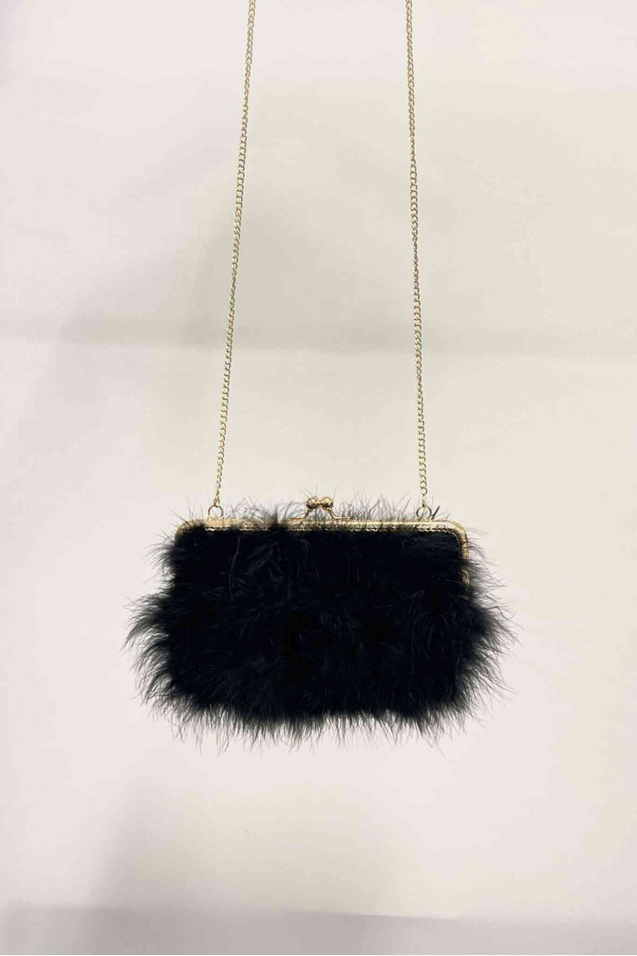 BOLSO PLUMAS DE AVESTRUZ PC-YLM2114-15