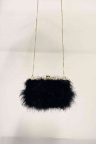 BOLSO PLUMAS DE AVESTRUZ PC-YLM2114-15