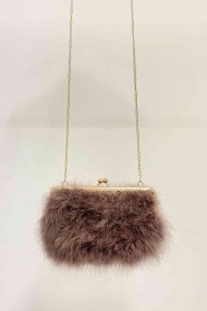 BOLSO PLUMAS DE AVESTRUZ PC-YLM2114-13