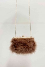 BOLSO PLUMAS DE AVESTRUZ PC-YLM2114-09