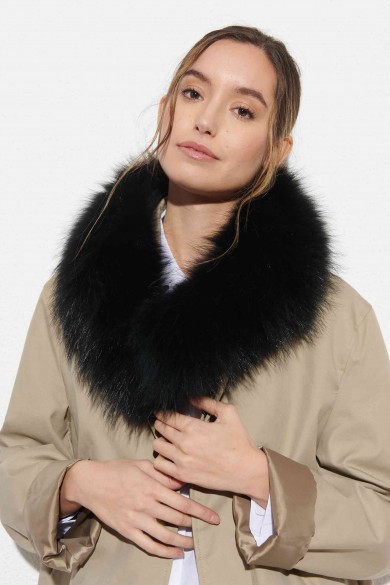 CUELLO CON PINZA PELO DE MARMOTA