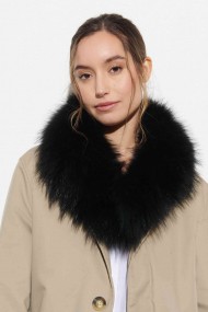 CUELLO CON PINZA PELO DE MARMOTA