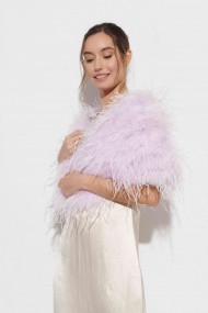 Estola plumas larga Avestruz PC-YLM5625-18 lila