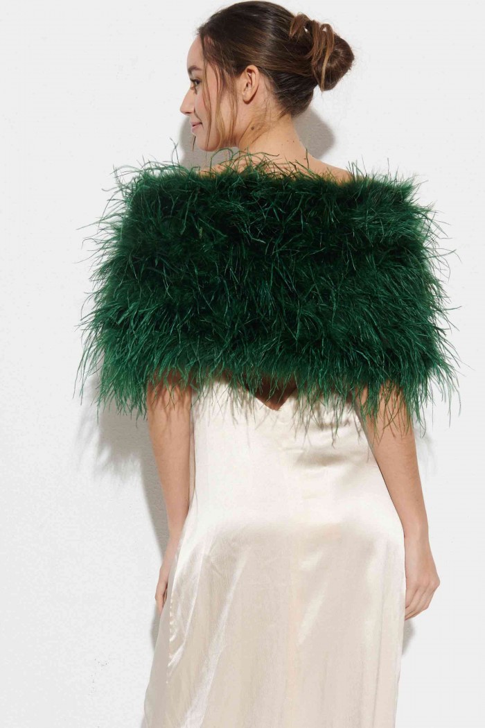 Estola plumas larga Avestruz PC-YLM5625-66