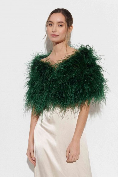 Estola plumas larga Avestruz PC-YLM5625-66
