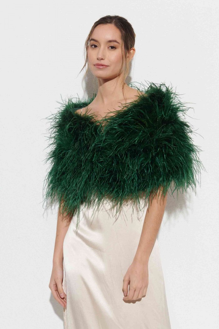 Estola plumas larga Avestruz PC-YLM5625-66