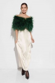 Estola plumas larga Avestruz PC-YLM5625-66