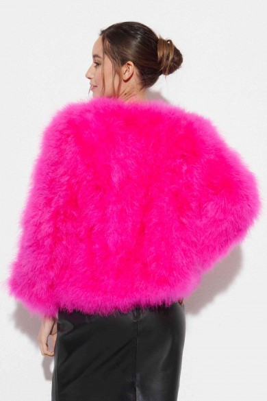 CHAQUETA PLUMAS DE AVESTRUZ PC-YLM5749-35