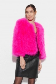 CHAQUETA PLUMAS DE AVESTRUZ PC-YLM5749-35