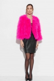 CHAQUETA PLUMAS DE AVESTRUZ PC-YLM5749-35