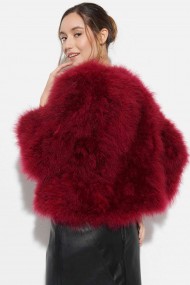 CHAQUETA PLUMAS DE AVESTRUZ PC-YLM5749-04