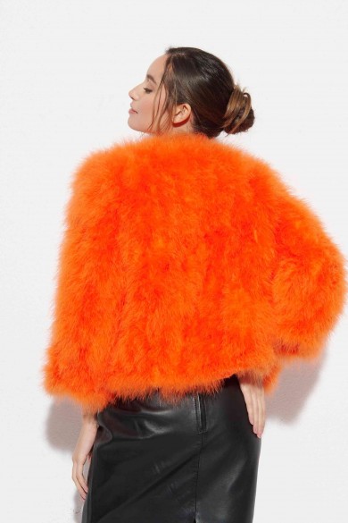 CHAQUETA PLUMAS DE AVESTRUZ PC-YLM5749-36