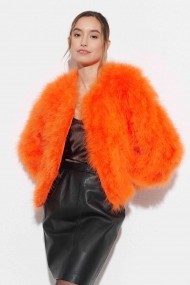 CHAQUETA PLUMAS DE AVESTRUZ PC-YLM5749-36