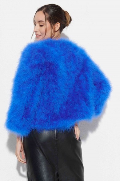 CHAQUETA PLUMAS DE AVESTRUZ PC-YLM5749-34