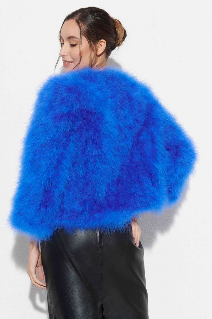 CHAQUETA PLUMAS DE AVESTRUZ PC-YLM5749-34