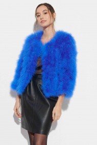 CHAQUETA PLUMAS DE AVESTRUZ PC-YLM5749-34
