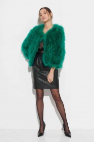CHAQUETA PLUMAS DE AVESTRUZ PC-YLM5749-22