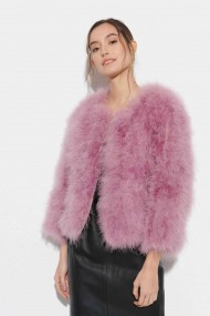 CHAQUETA PLUMAS DE AVESTRUZ PC-YLM5749-125