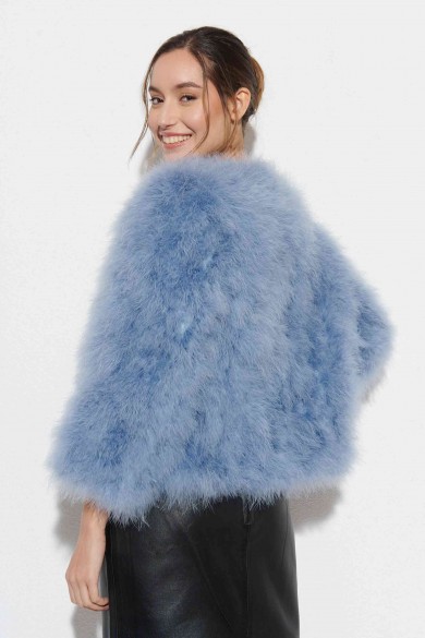 CHAQUETA PLUMAS DE AVESTRUZ PC-YLM5749-59