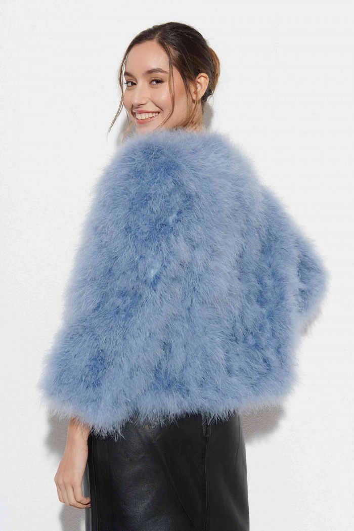 CHAQUETA PLUMAS DE AVESTRUZ PC-YLM5749-59