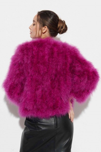 CHAQUETA PLUMAS DE AVESTRUZ PC-YLM5749-47
