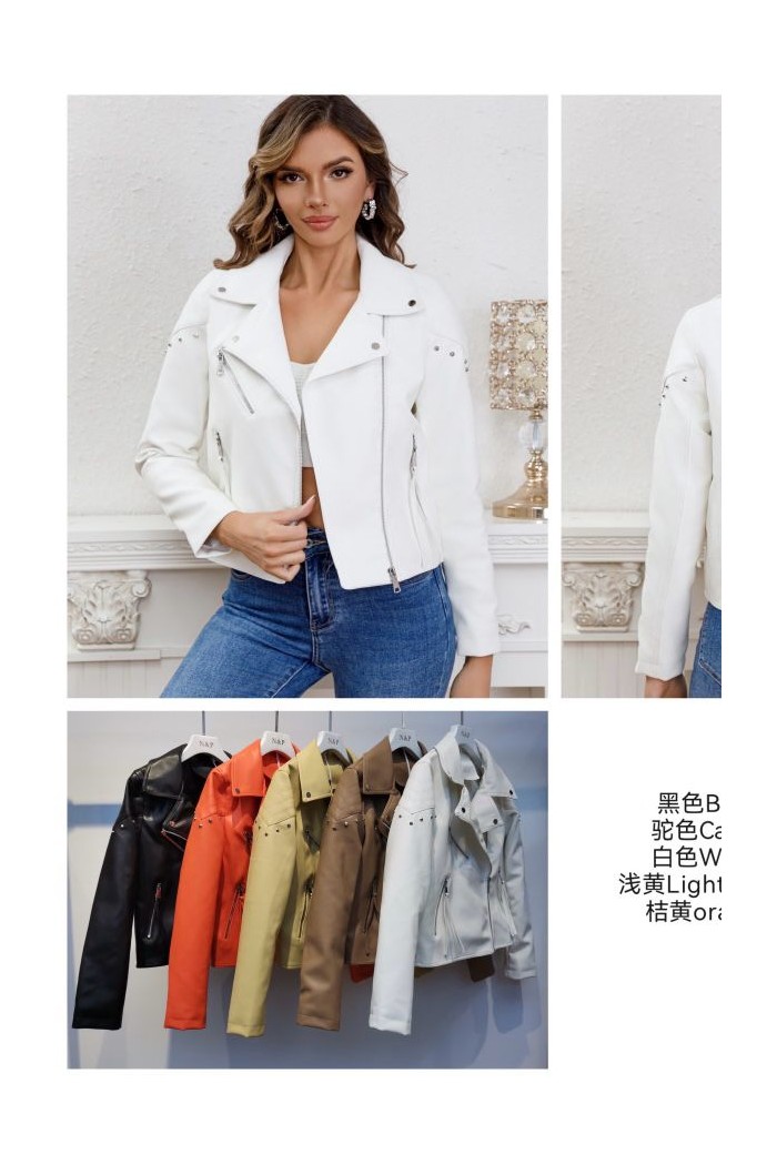CHAQUETA POLIPIEL 5COLORES TY-M9762