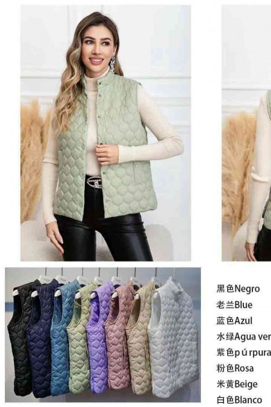 CHALECO ACOLCHADO  8COLORES TY-M9785