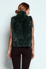 Chaleco De Pelo De Conejo Con Cremallera PC-LLL5486-13
