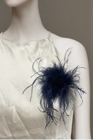 BROCHE PLUMAS DE AVESTRUZ 10colores PC-YLM2113