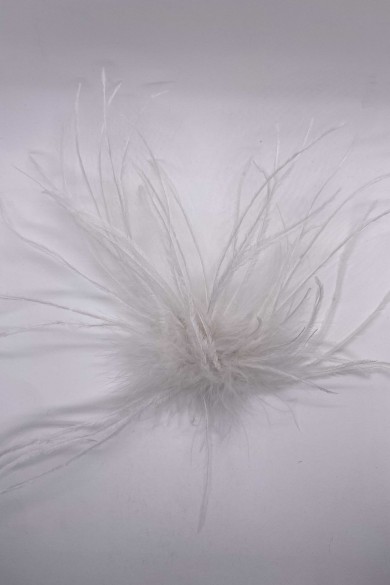 BROCHE PLUMAS DE AVESTRUZ 10colores PC-YLM2113