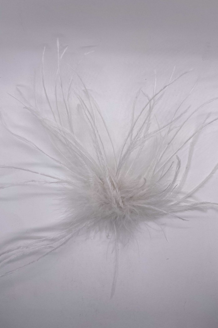 BROCHE PLUMAS DE AVESTRUZ 10colores PC-YLM2113