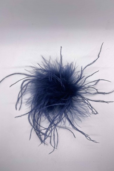 BROCHE PLUMAS DE AVESTRUZ 10colores PC-YLM2113