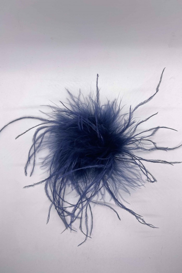 BROCHE PLUMAS DE AVESTRUZ 10colores PC-YLM2113