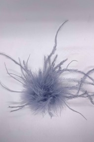 BROCHE PLUMAS DE AVESTRUZ 10colores PC-YLM2113