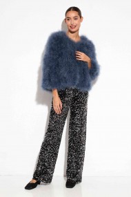 CHAQUETA PLUMAS DE AVESTRUZ PC-YLM5749-05
