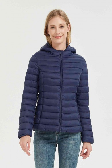 CHAQUETA ACOLCHADA FINA OBRF2016-AZUL MARINO