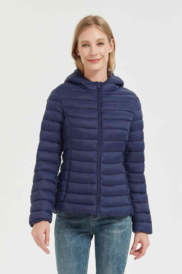 CHAQUETA ACOLCHADA FINA OBRF2016-AZUL MARINO
