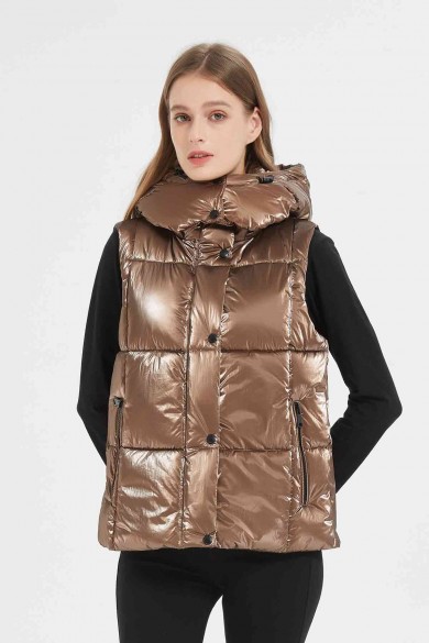 CHALECO ACOLCHADO OBRF2027-MARRON